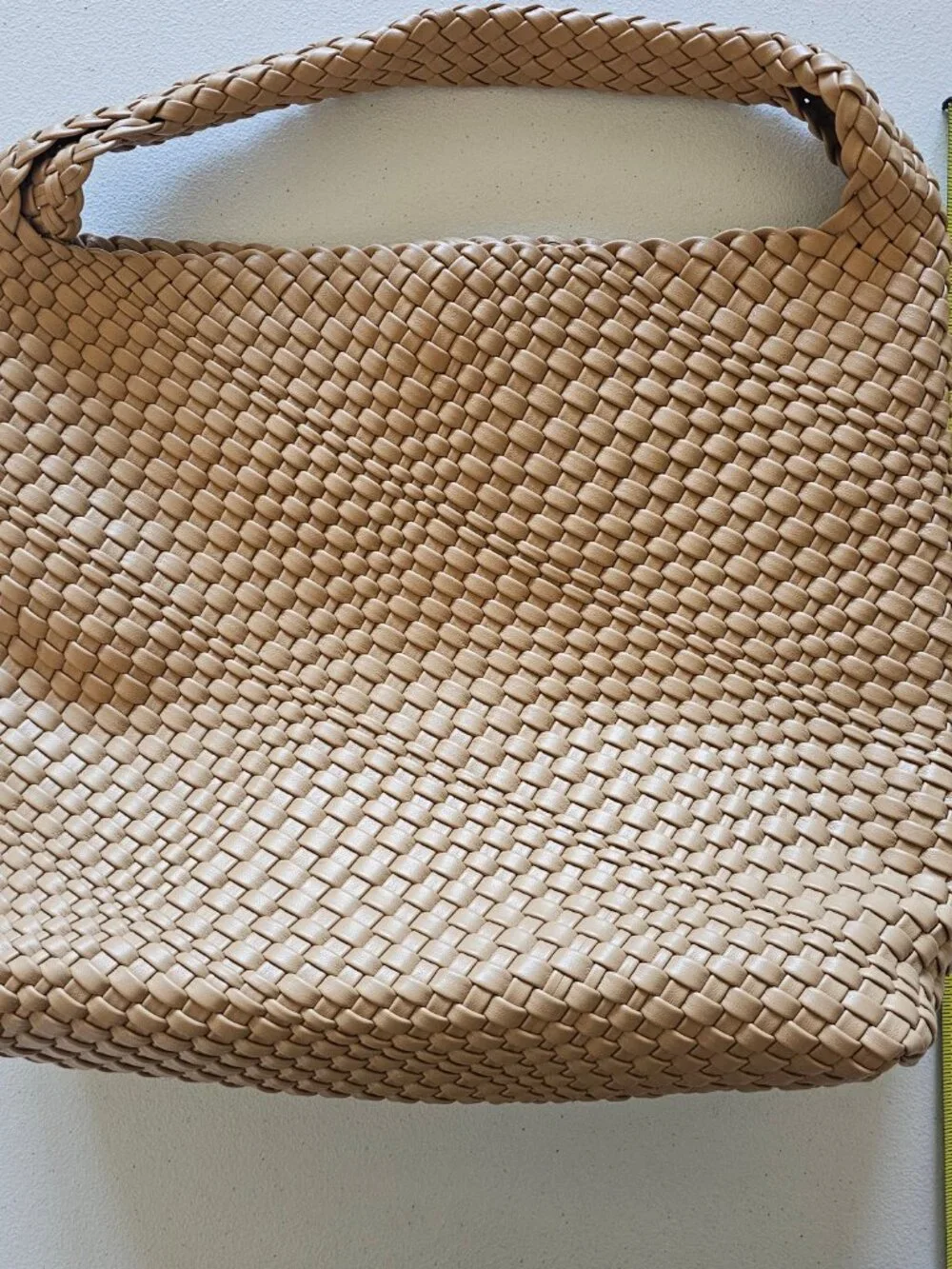3 Pack of Woven Straw & Leather Tote Bags | Boho Summer Totes | Unbranded